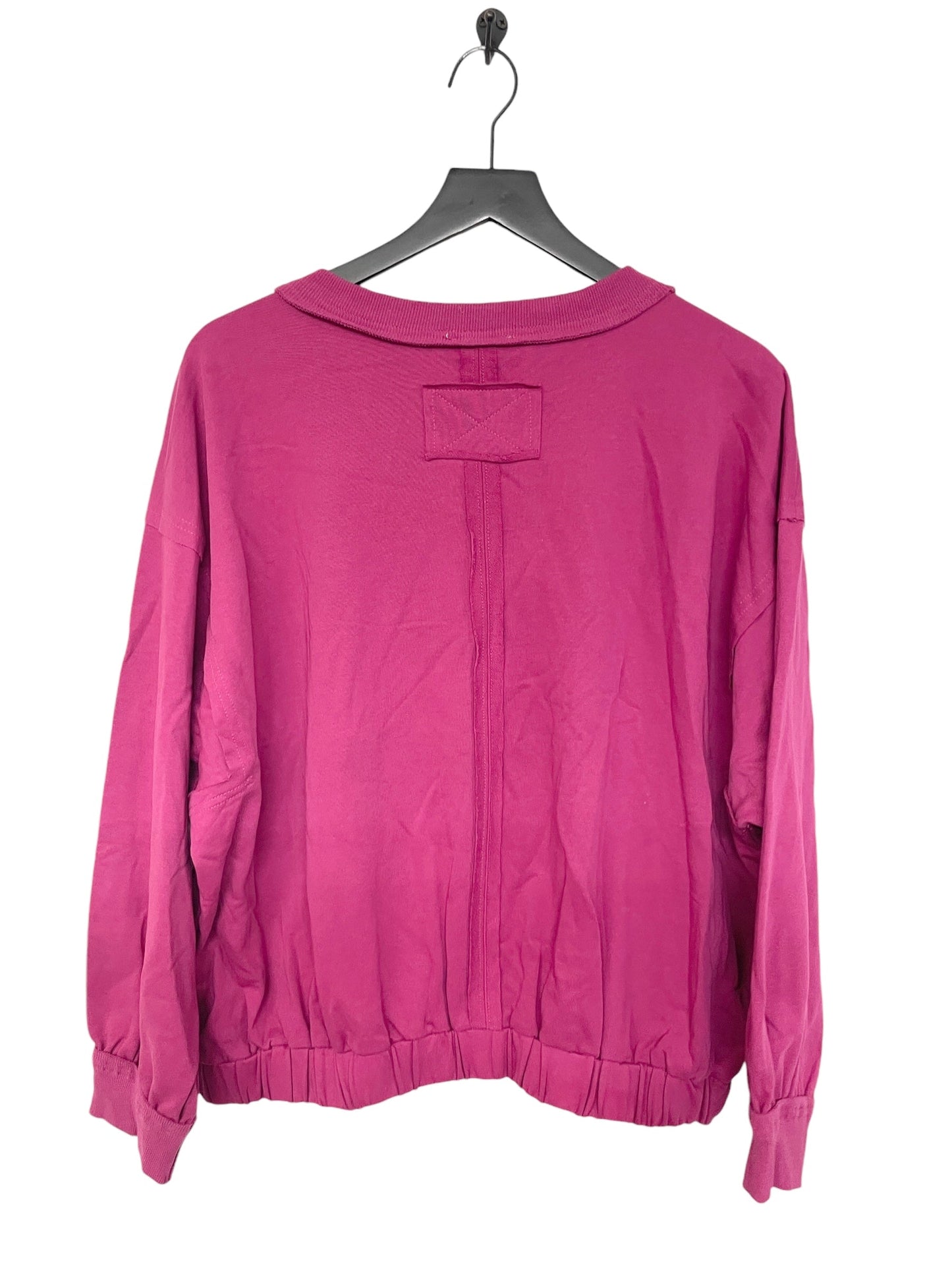 Sweatshirt Crewneck By Easel In Pink, Size: M