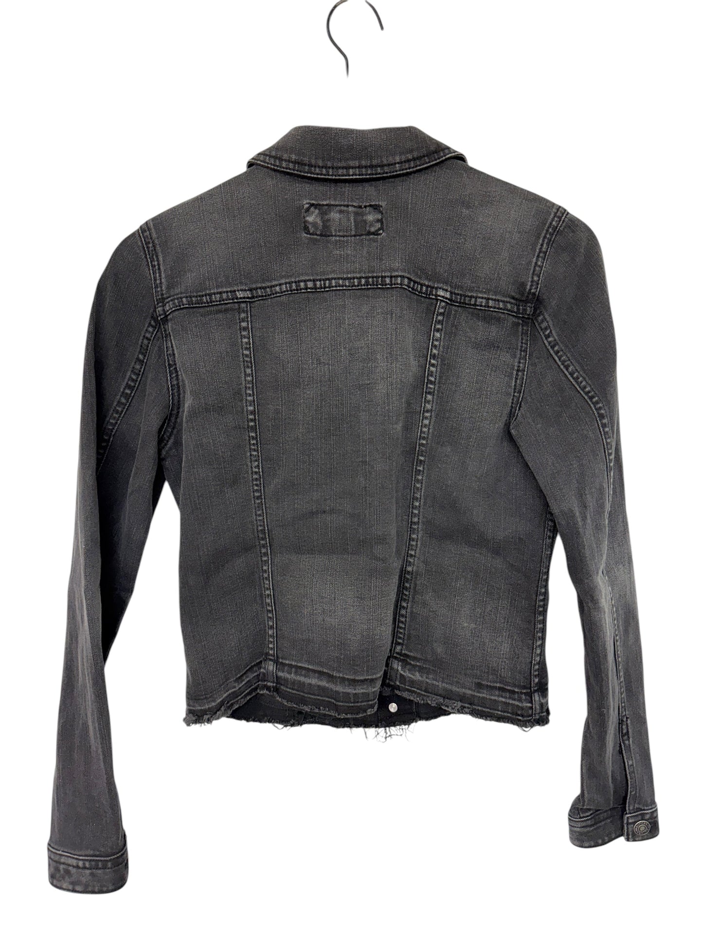 Jacket Denim By Maurices In Black Denim, Size: S