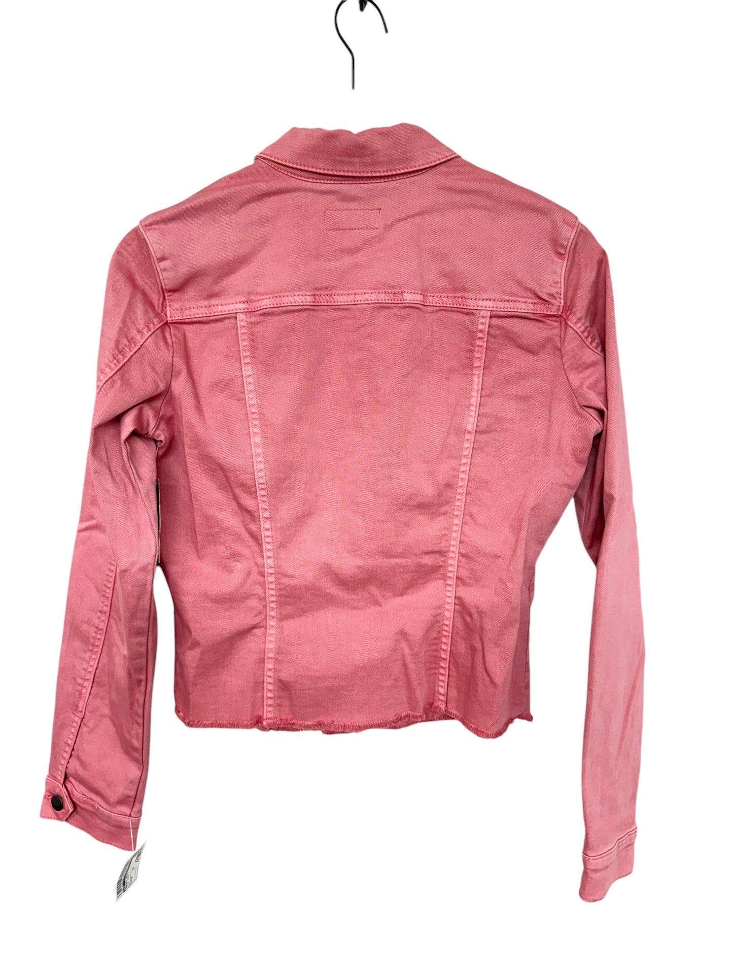 Jacket Denim By Kut In Pink Denim, Size: M