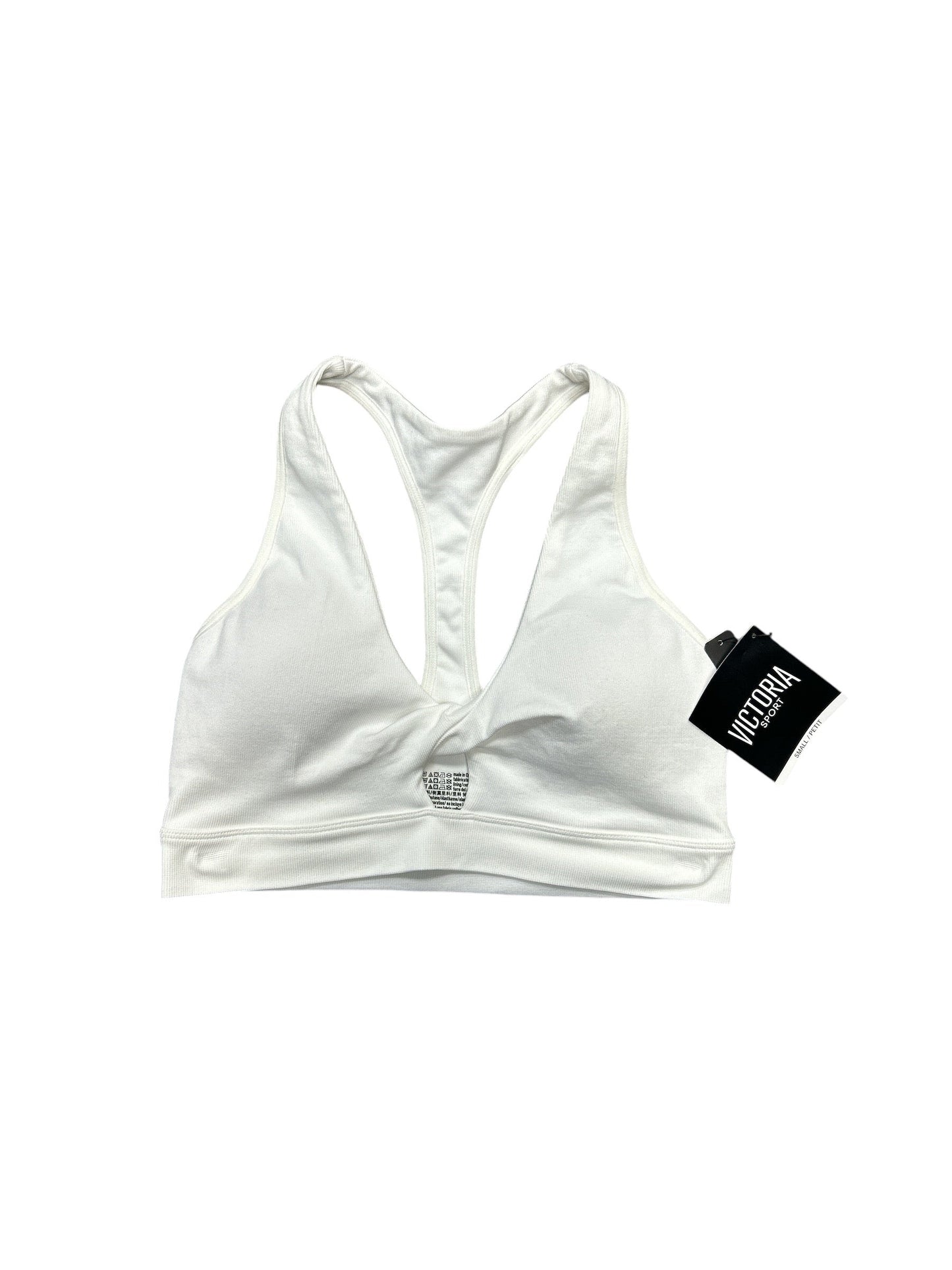 Athletic Bra By Victorias Secret In White, Size: S