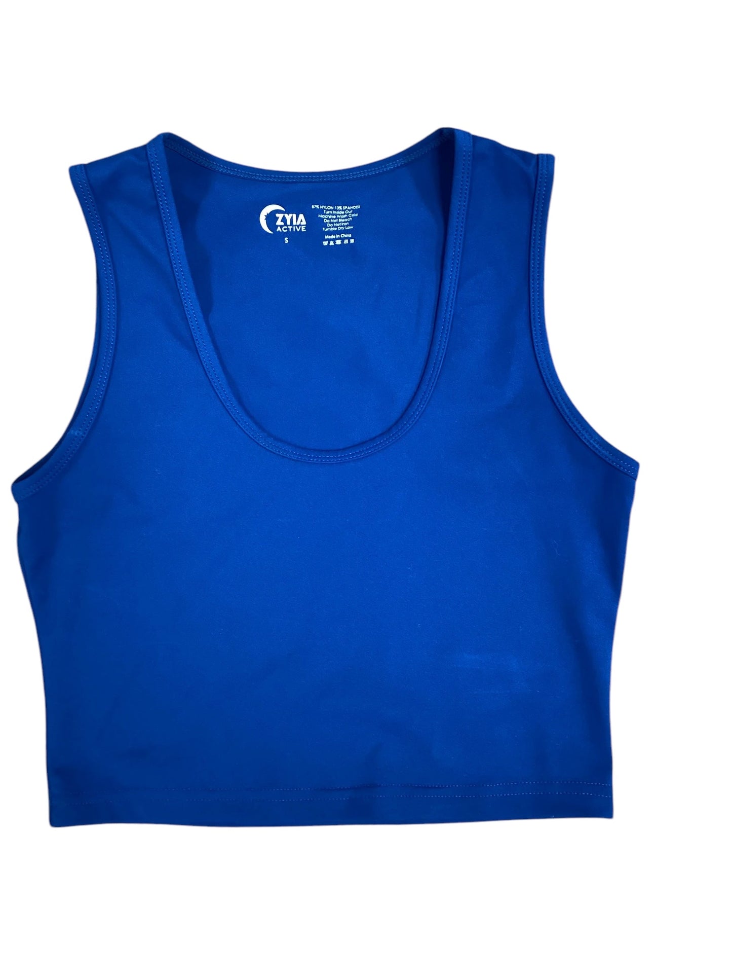 Athletic Tank Top By Zyia In Blue, Size: S