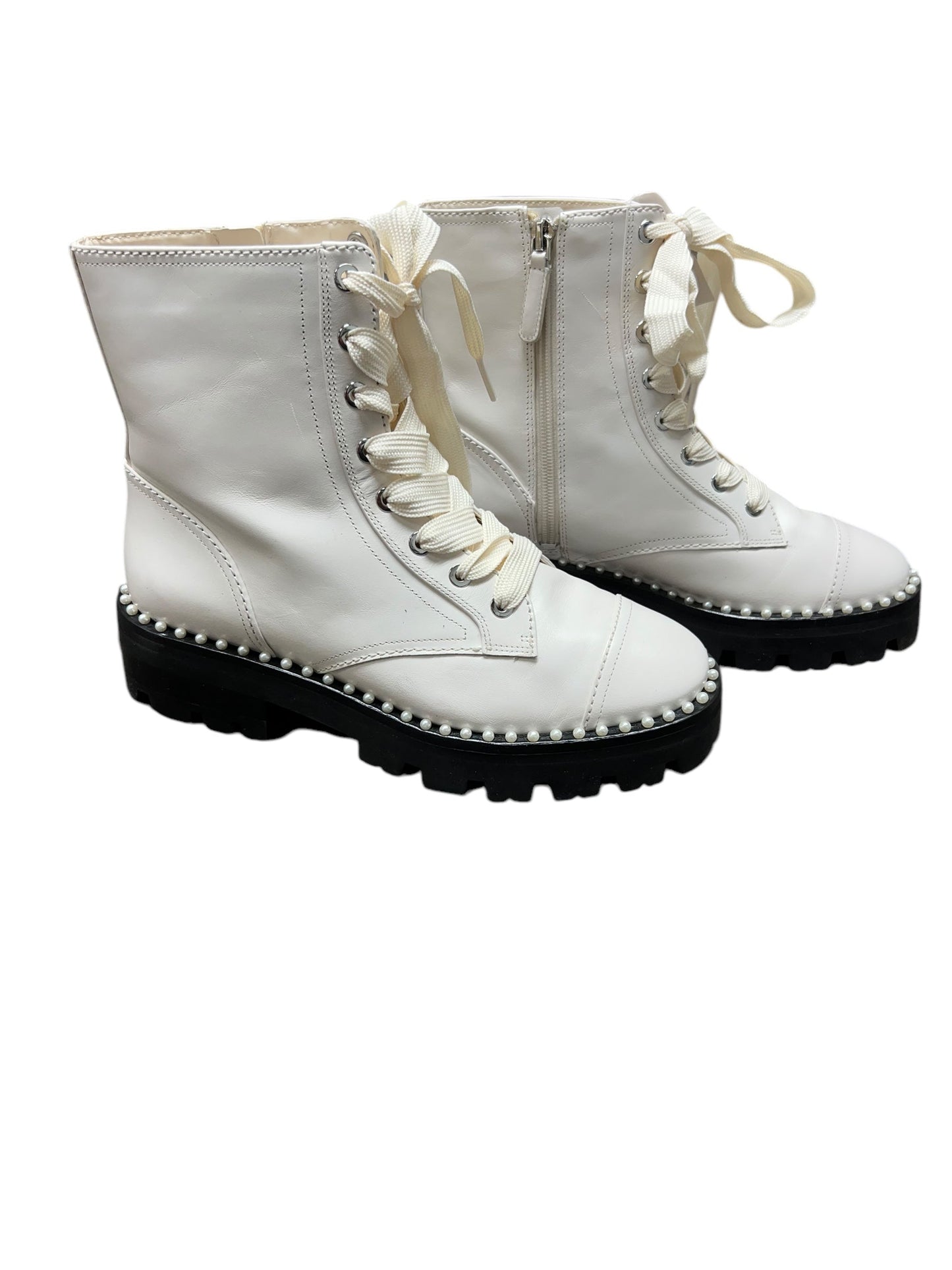 Boots Combat By Kate Spade In White, Size: 9.5