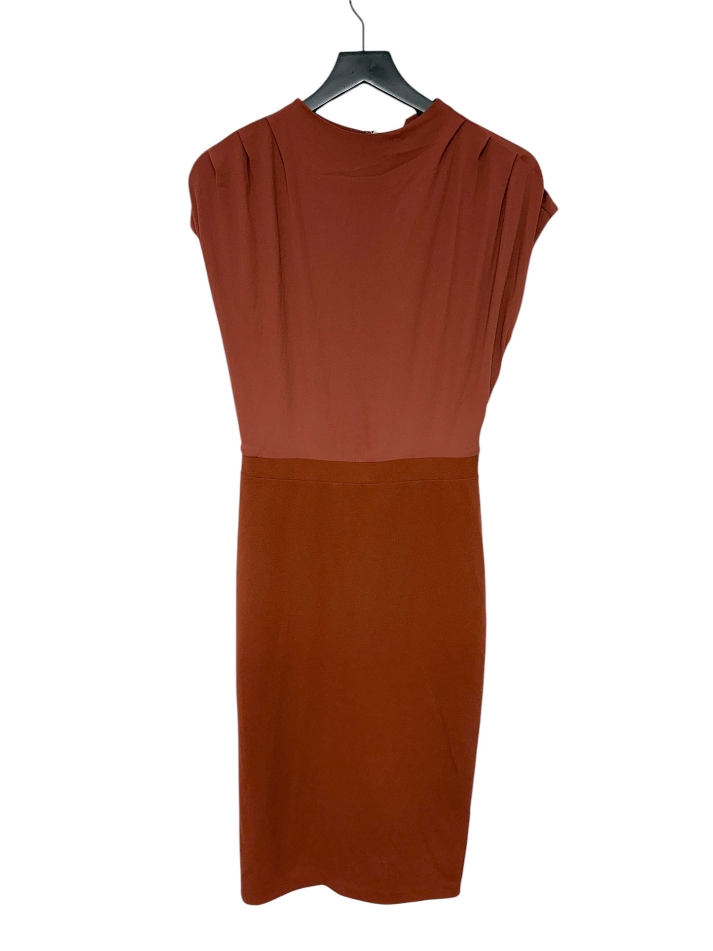 Dress Party Midi By Express In Orange, Size: S