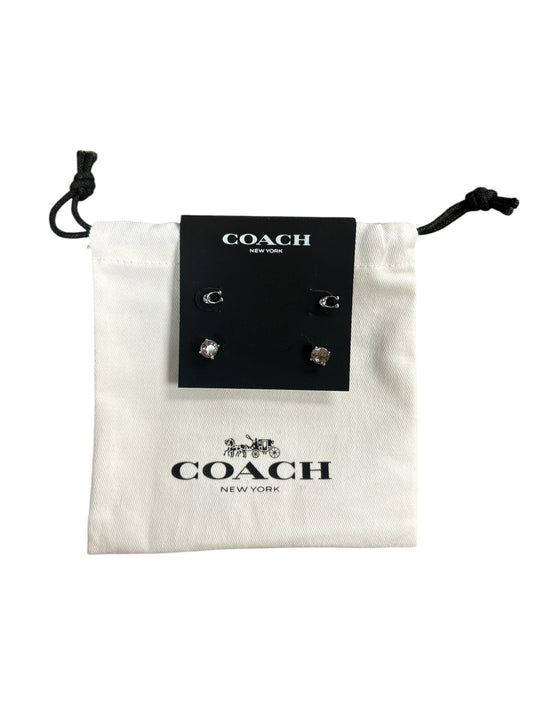 Earrings Stud By Coach, Size: 04 Piece Set