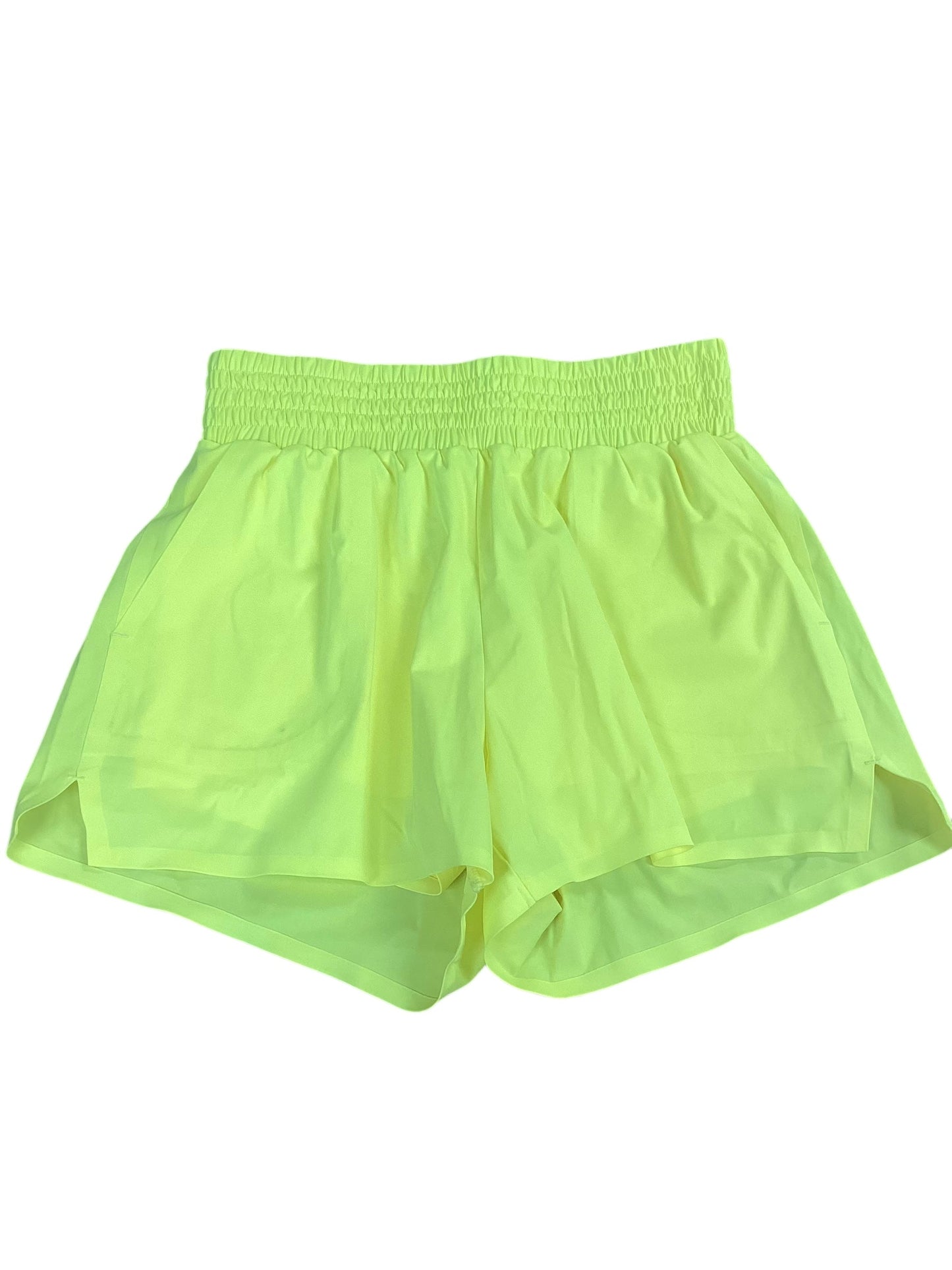 Athletic Shorts By Zyia In Yellow, Size: S