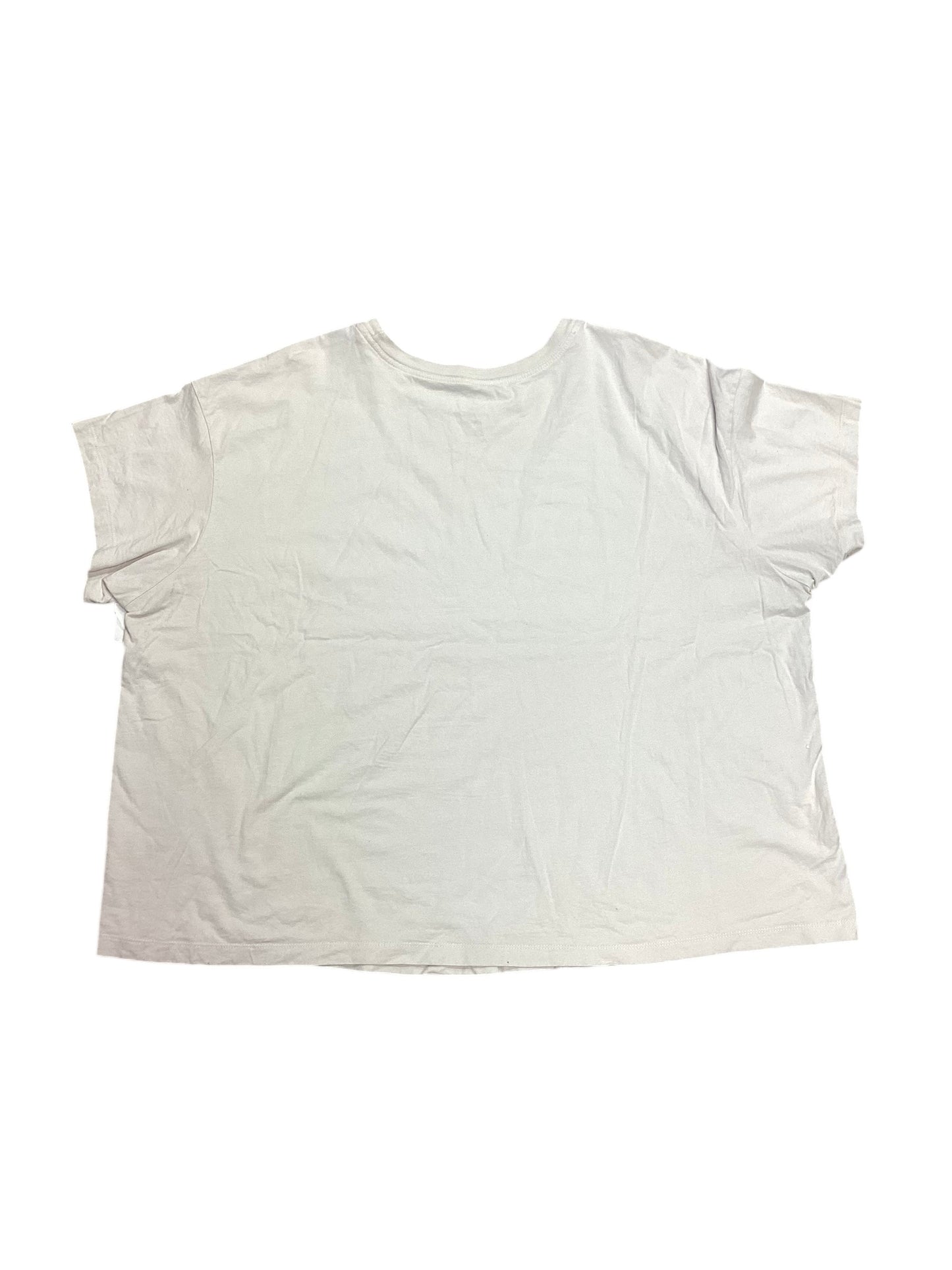 Top Short Sleeve By Nike Apparel In Ivory, Size: 3x