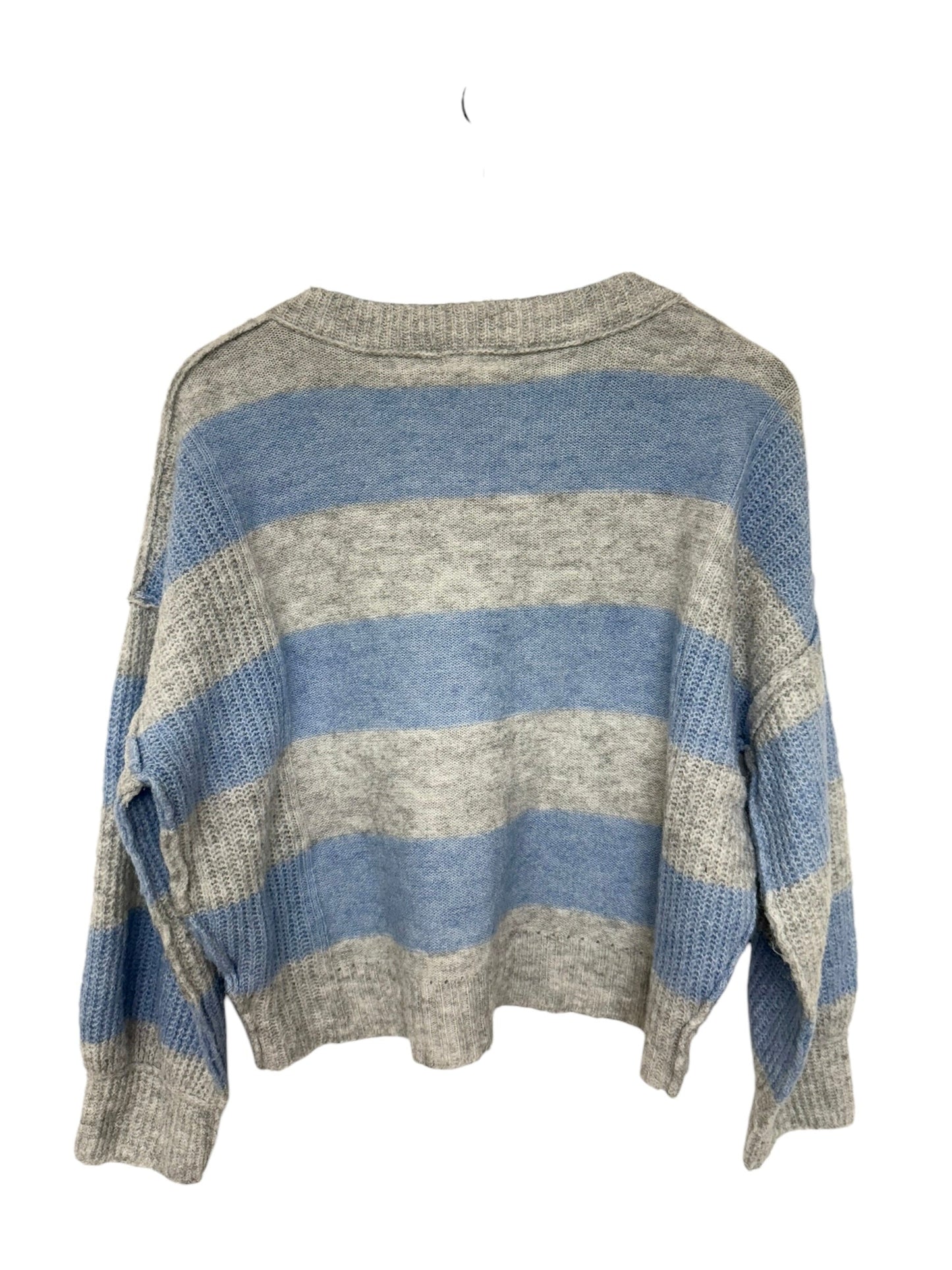 Sweater By Blu Pepper In Blue & Grey, Size: M