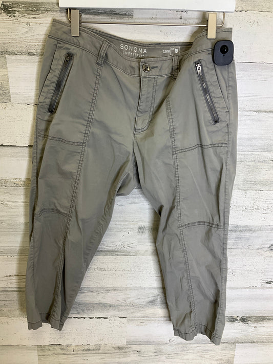 Grey Capris Sonoma, Size 10