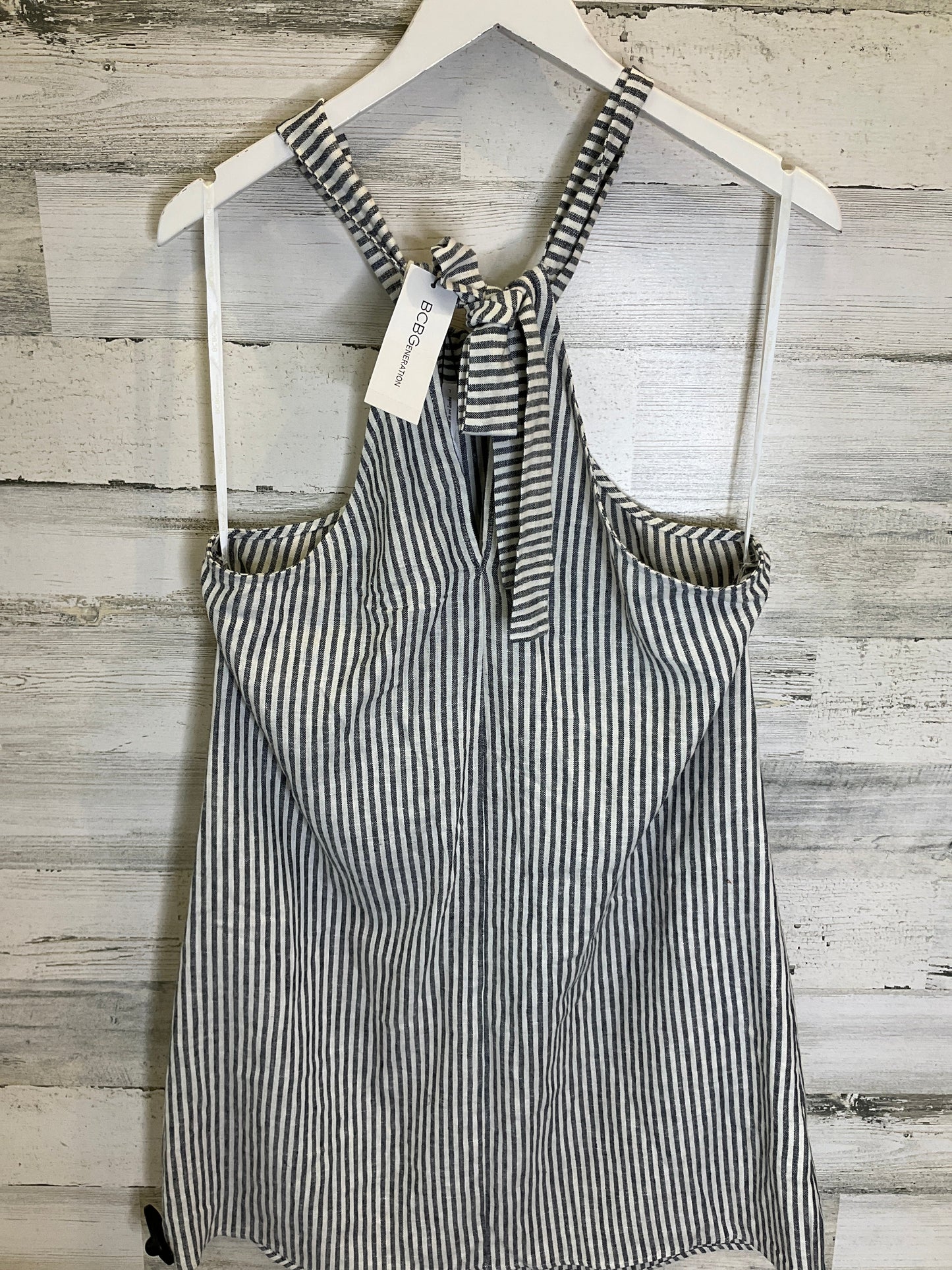 Striped Pattern Dress Casual Short Bcbgeneration, Size L