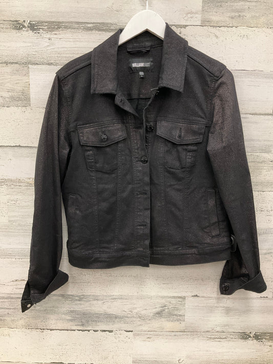 Jacket Denim By William Rast In Black Denim, Size: L