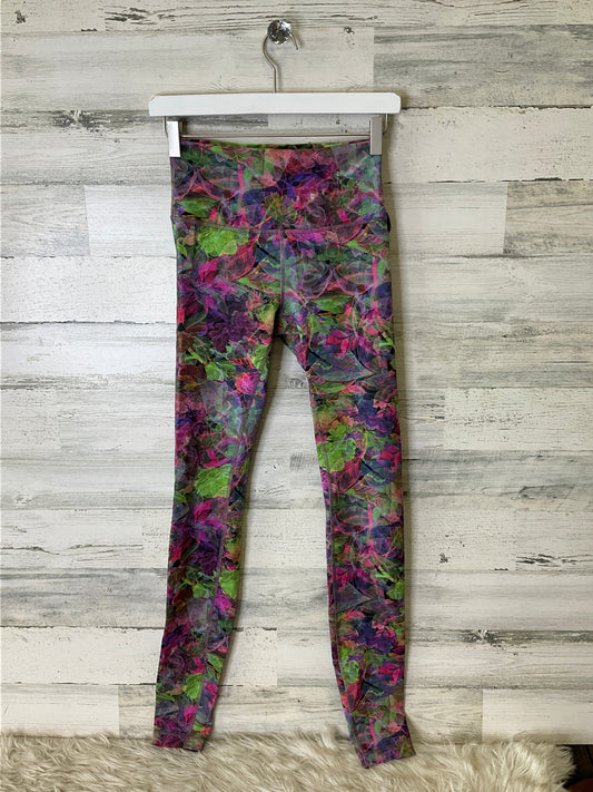 Athletic Leggings By Lululemon In Multi-colored, Size: 6l