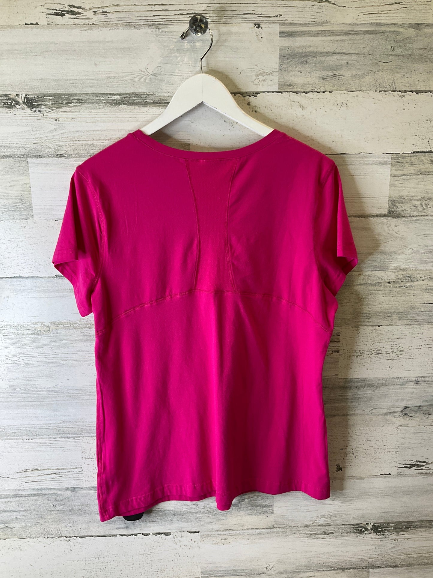 Athletic Top Short Sleeve By Danskin Now In Pink, Size: Xl