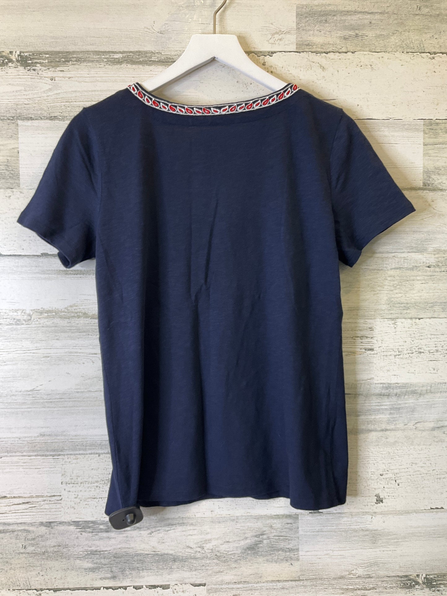 Navy Top Short Sleeve Talbots, Size S