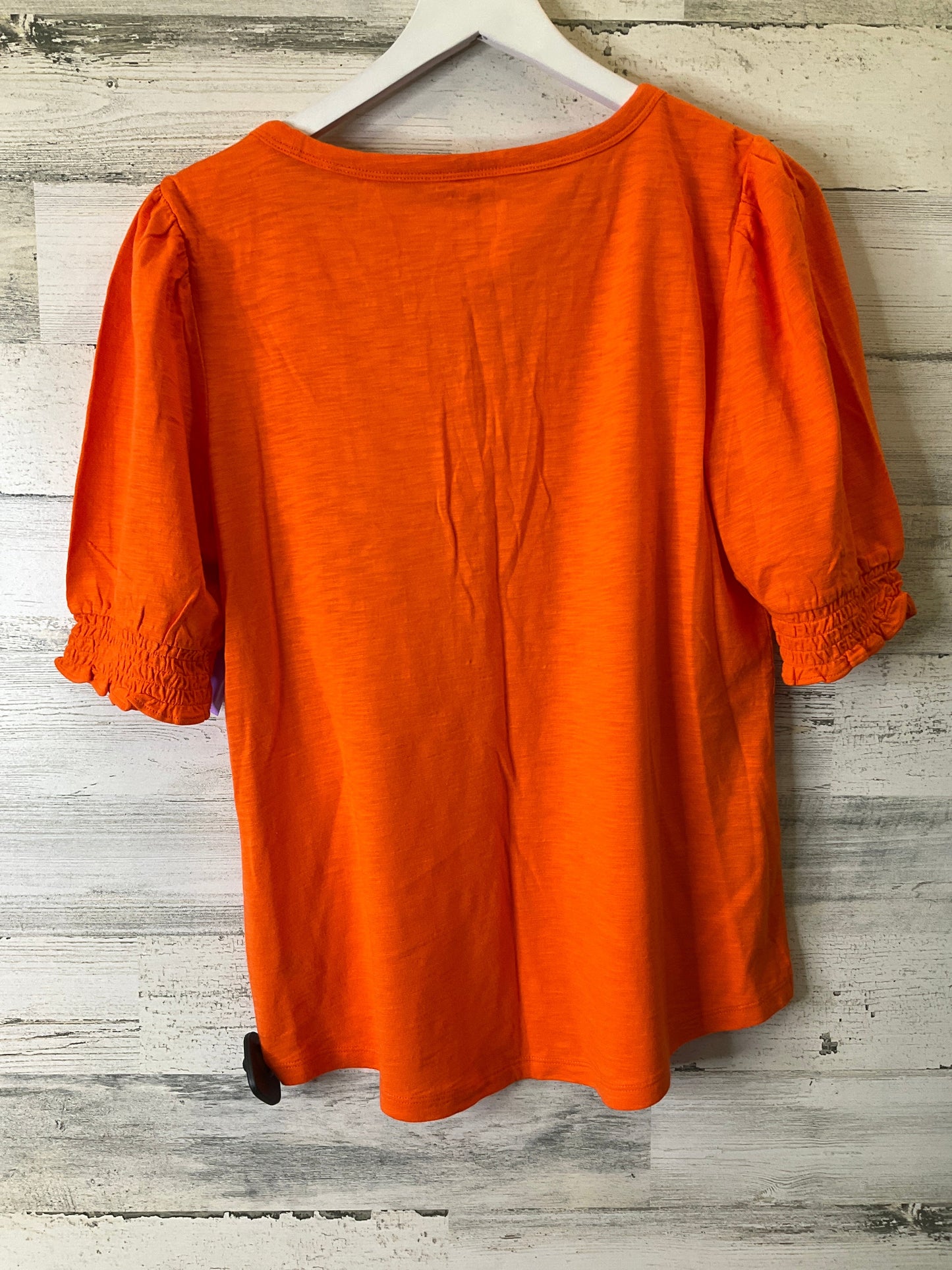 Orange Top Short Sleeve Talbots, Size M