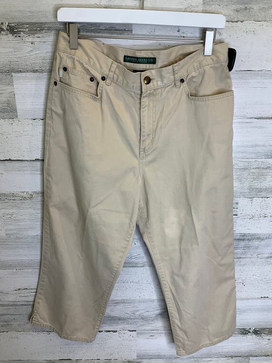 Tan Capris Lauren By Ralph Lauren, Size 10