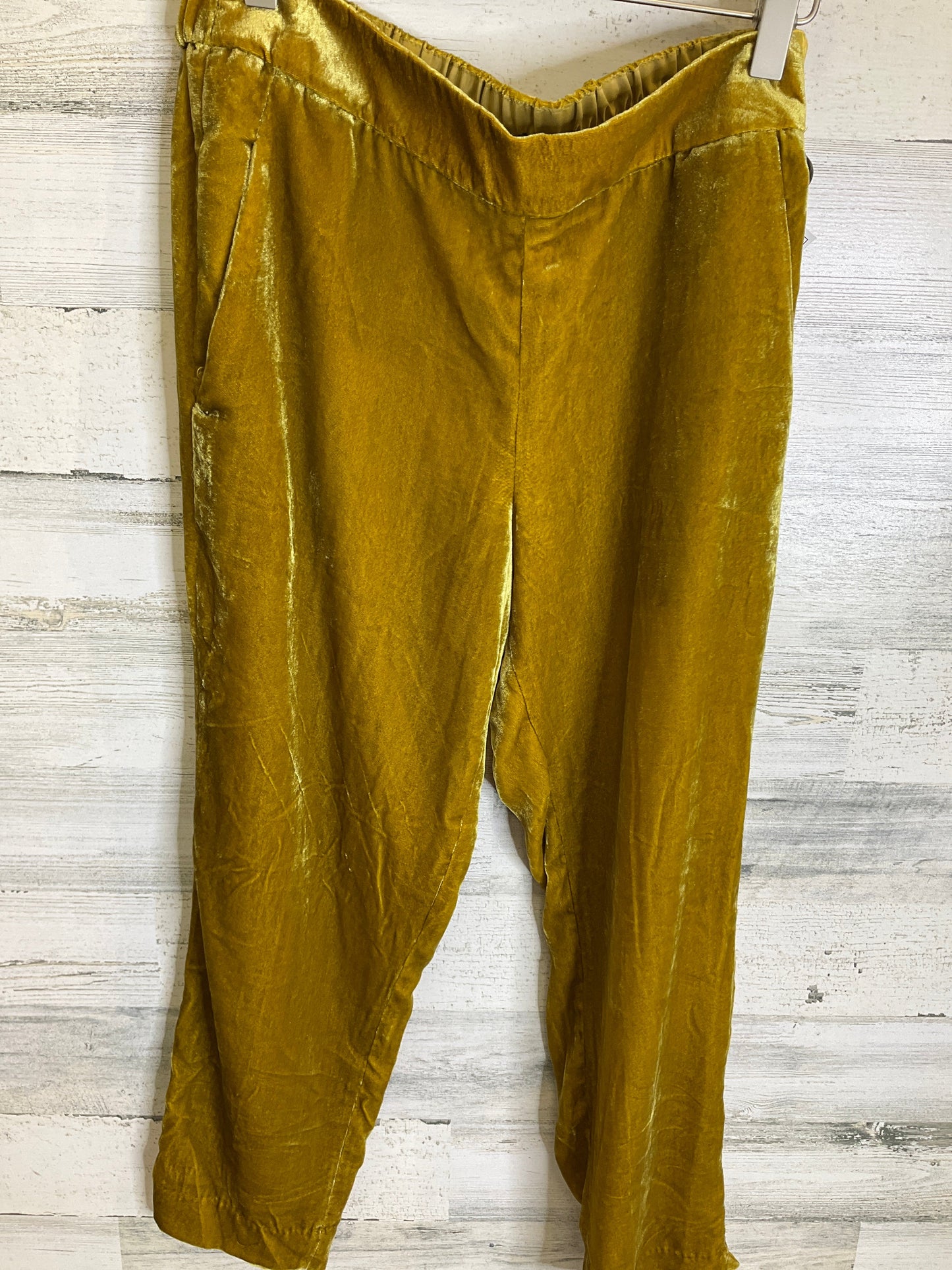 Pants Cropped By J. Crew In Gold, Size: 6