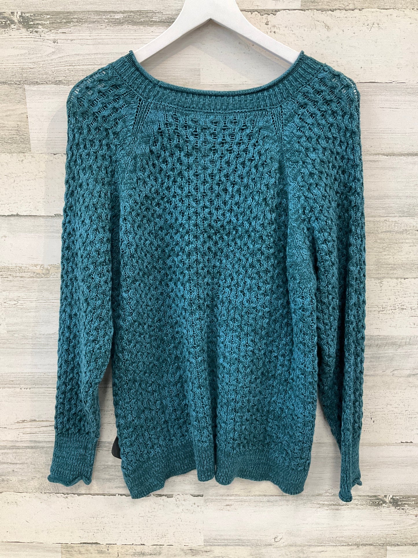 Sweater By Time And Tru In Teal, Size: Xl