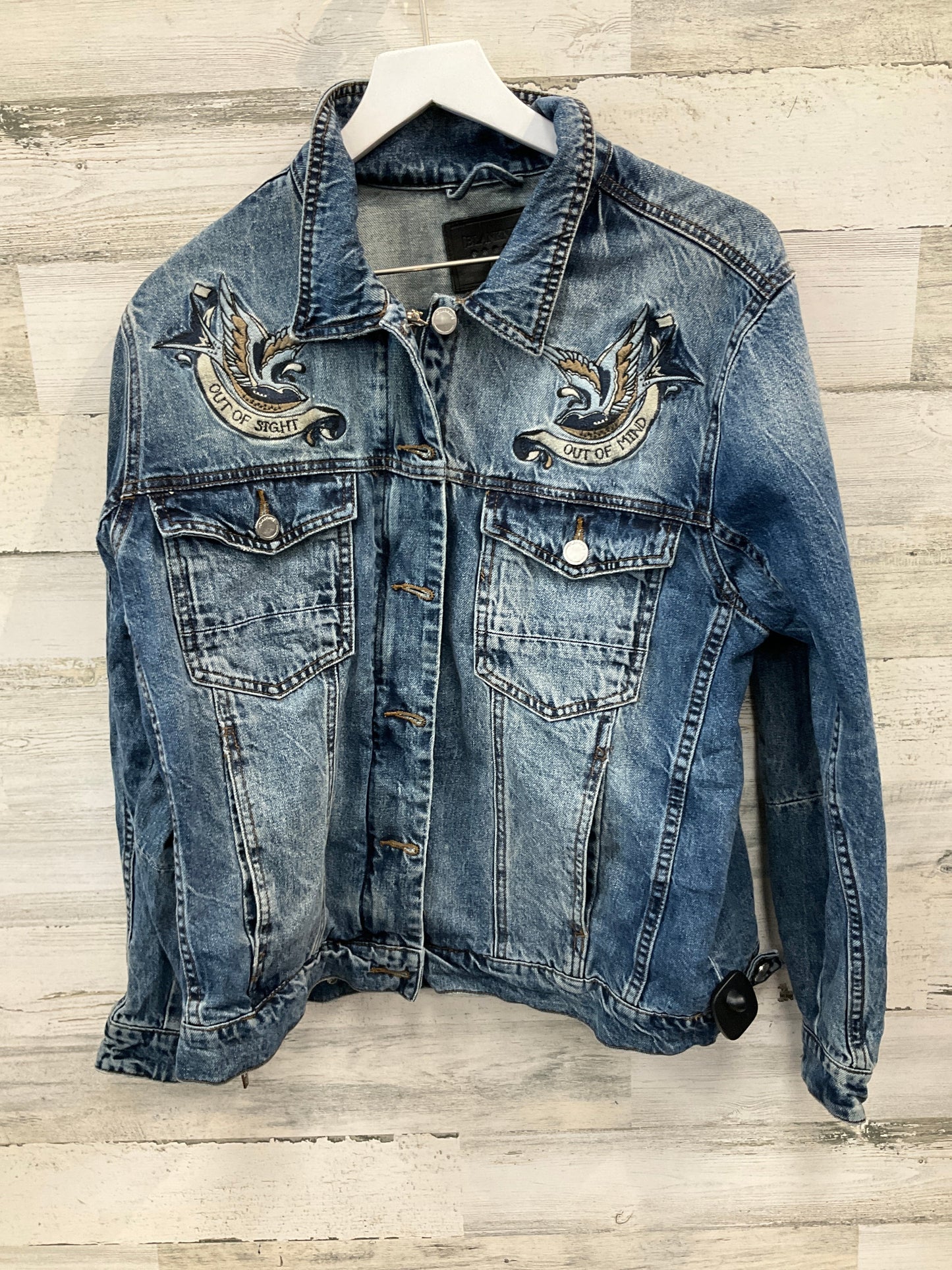 Jacket Denim By Blanknyc In Blue Denim, Size: L