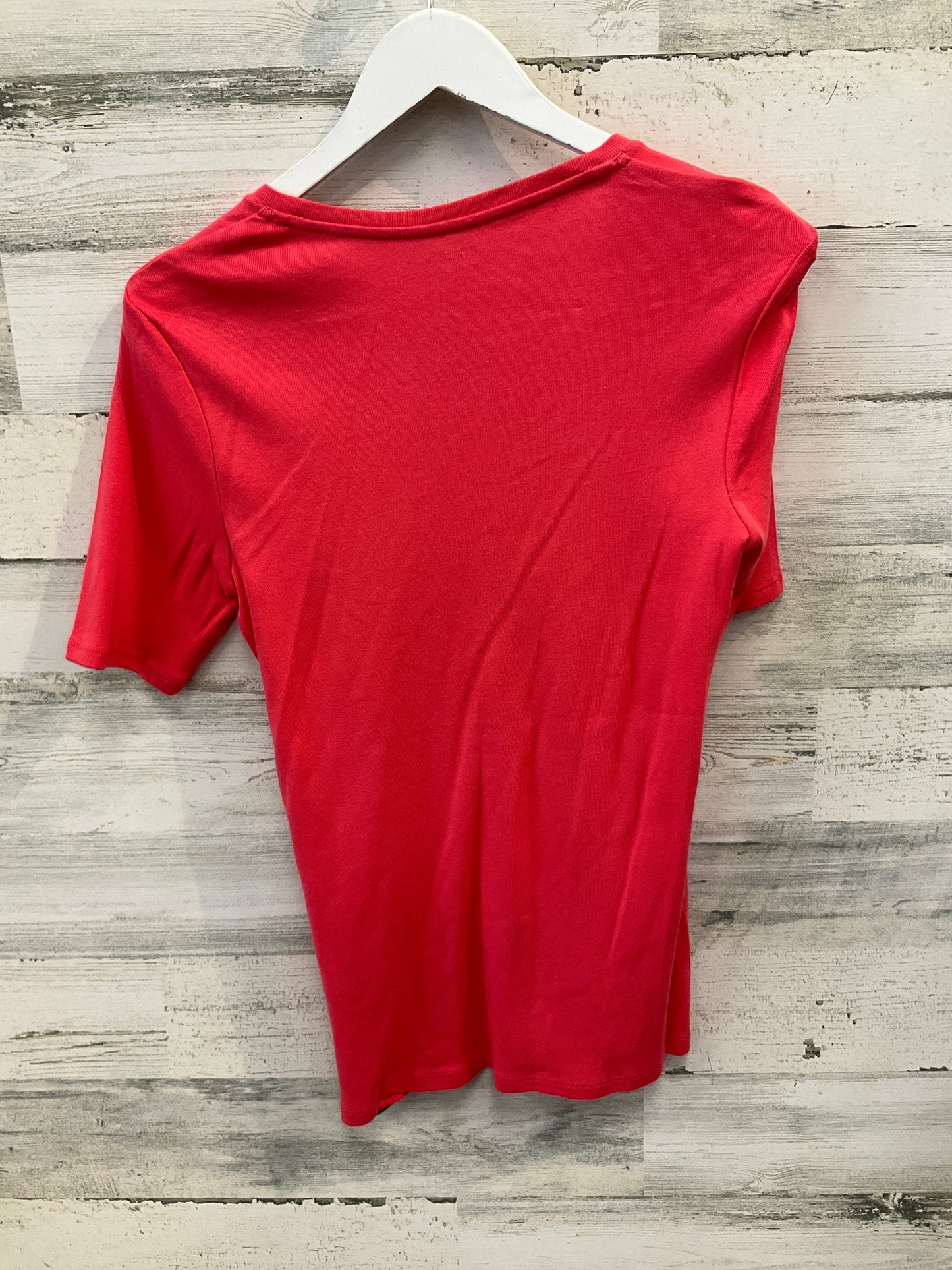 Top Short Sleeve By Chicos In Coral, Size: S