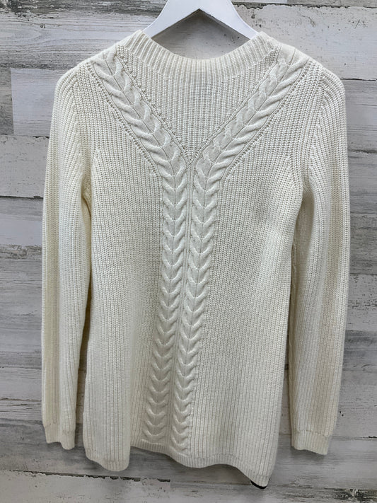 Sweater By Talbots In Cream, Size: Xs