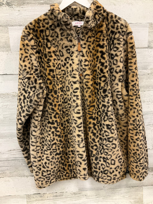 Athletic Fleece By Clothes Mentor In Animal Print, Size: Xl