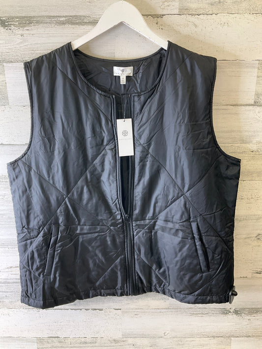 Vest Puffer & Quilted By Socialite In Black, Size: L