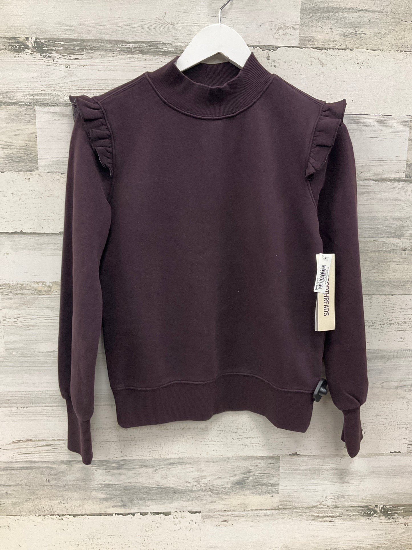 Sweatshirt Crewneck By Clothes Mentor In Purple, Size: Xs