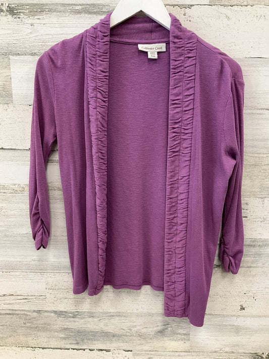 Cardigan By Coldwater Creek In Purple, Size: Xs