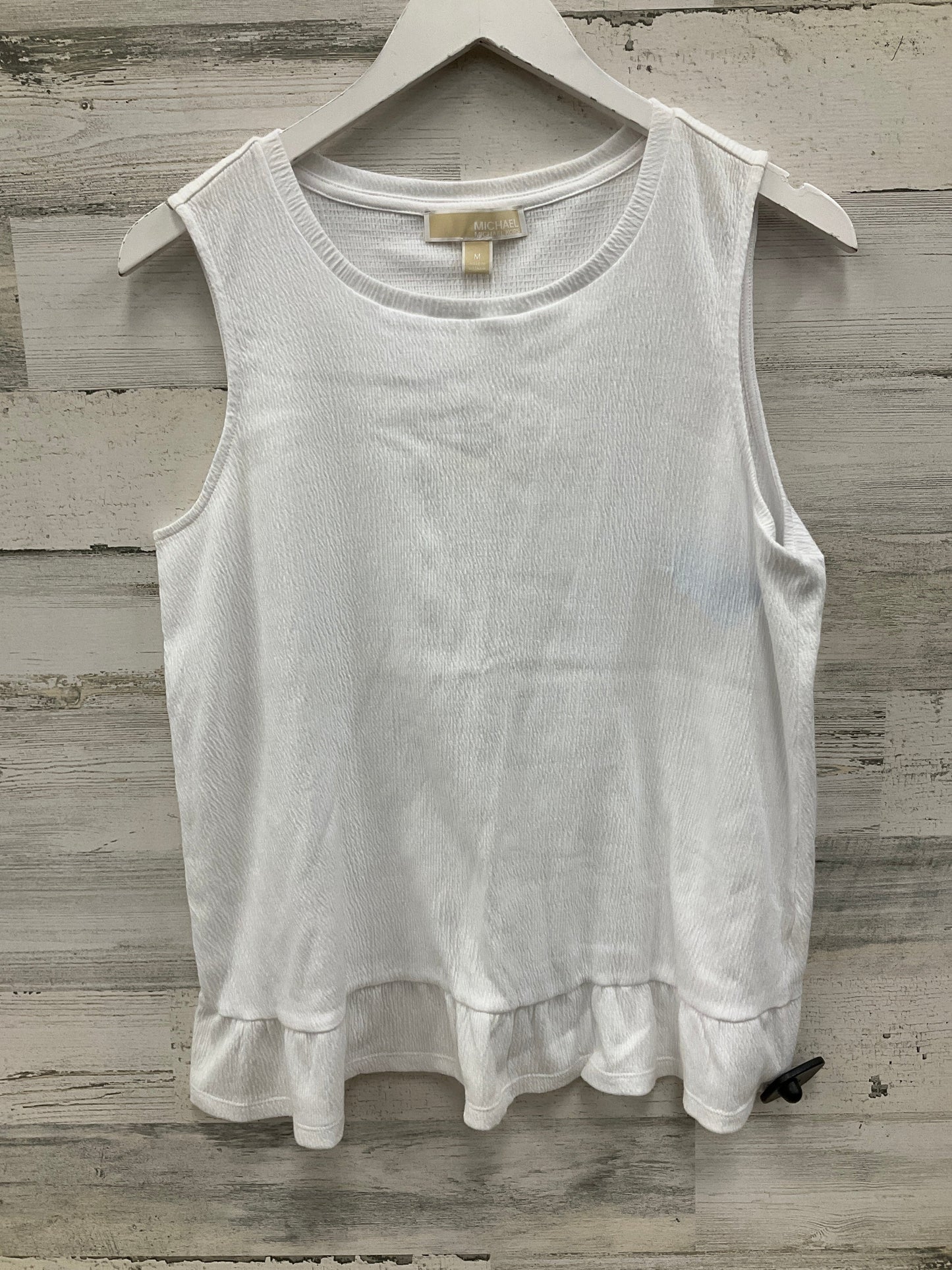 Top Sleeveless By Michael By Michael Kors In White, Size: M