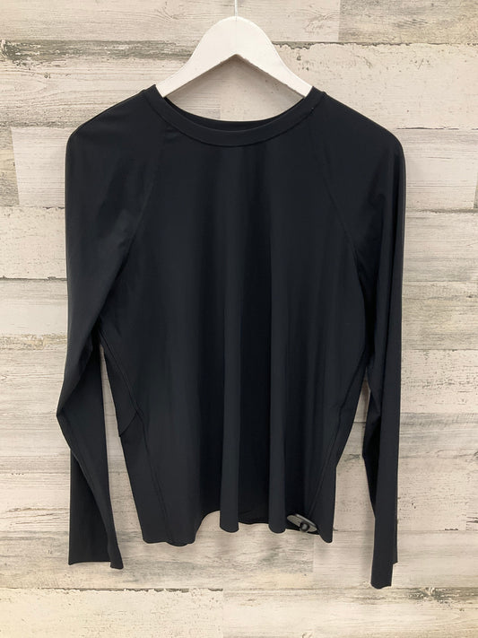 Athletic Top Long Sleeve Crewneck By Lululemon In Black, Size: 6