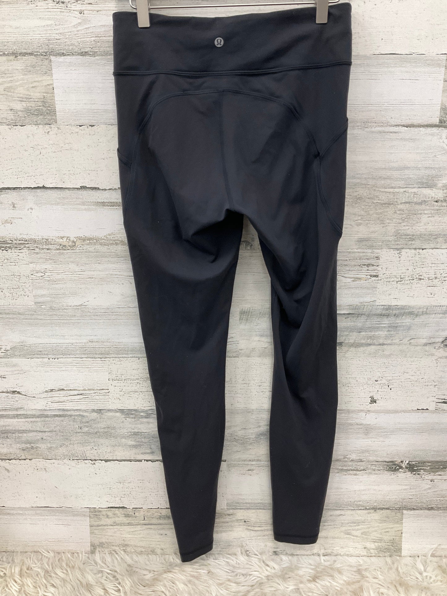 Athletic Leggings By Lululemon In Black, Size: 10