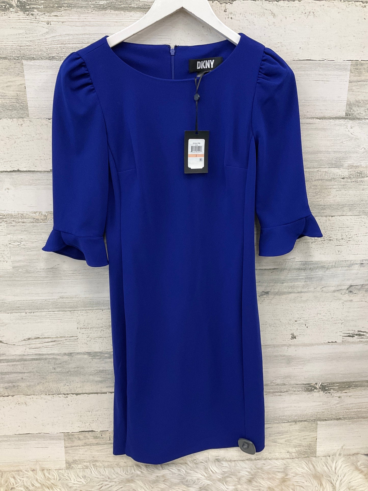 Dress Party Midi By Dkny In Purple, Size: Xs