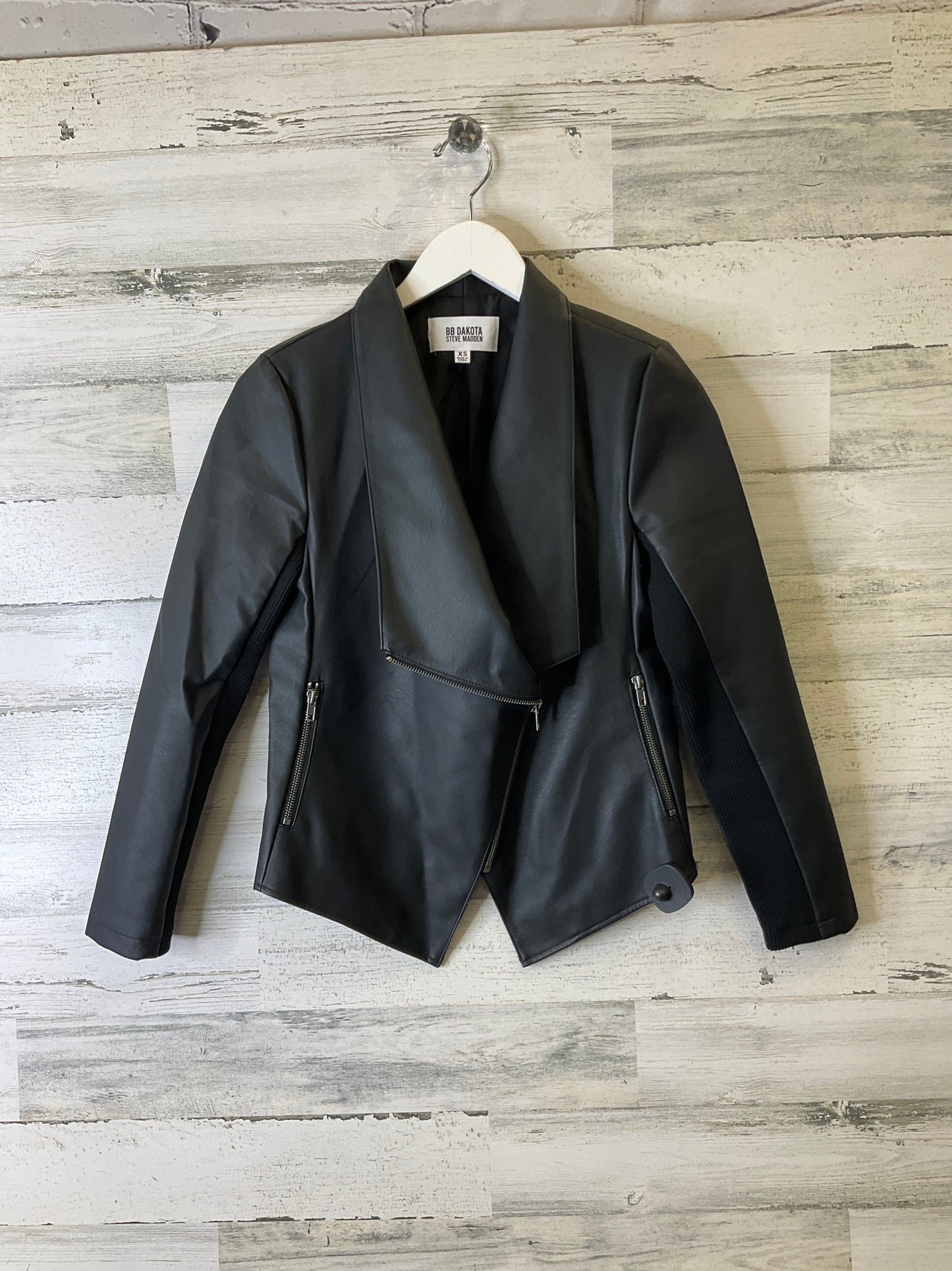 Jacket Moto By Bb Dakota In Black, Size: Xs