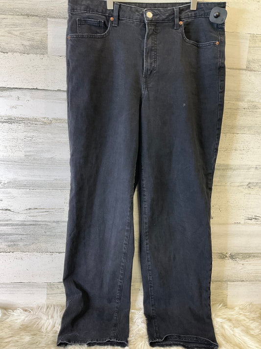 Jeans Straight By Old Navy In Black, Size: 16