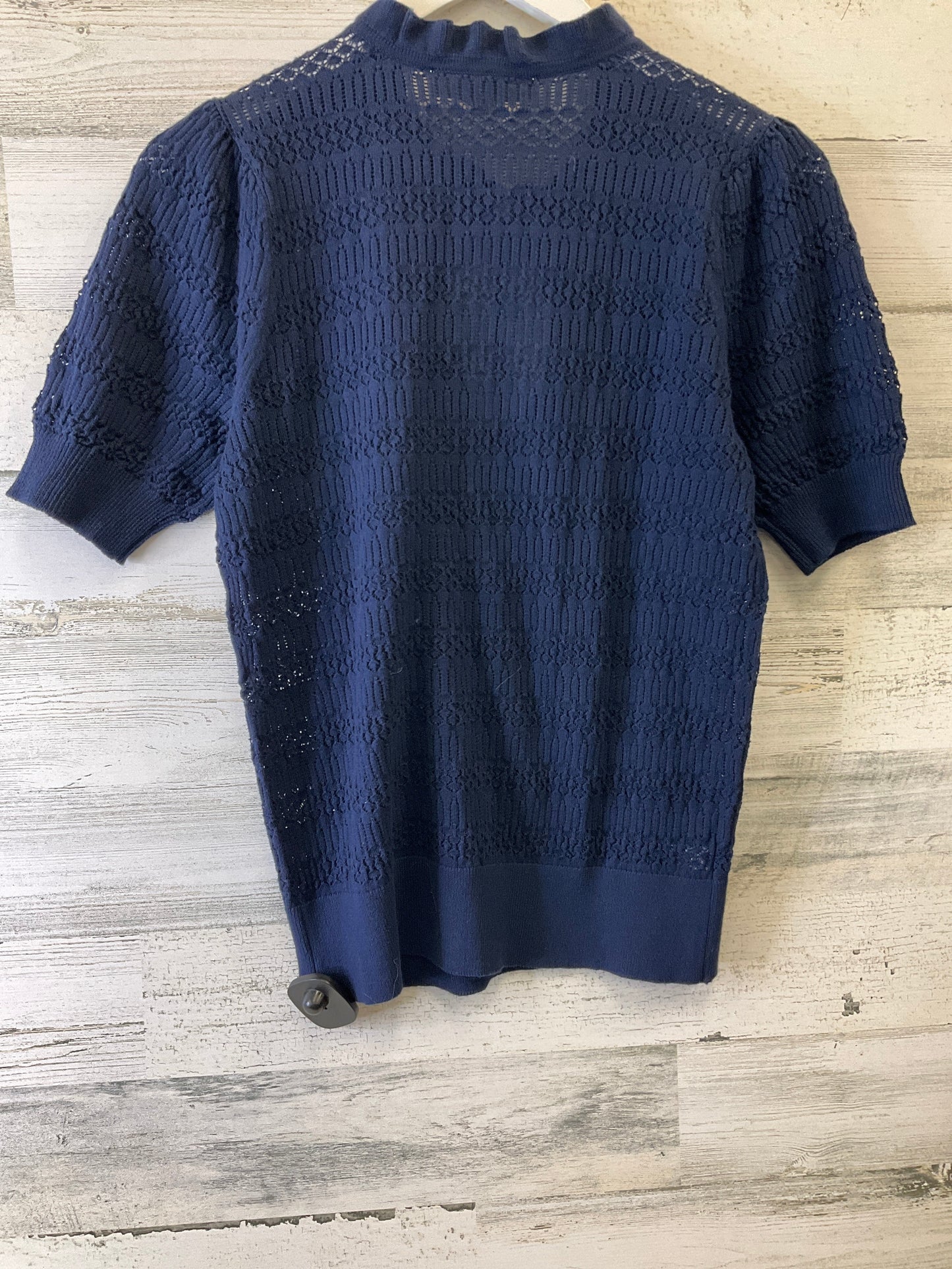 Top Short Sleeve By Loft In Blue, Size: S