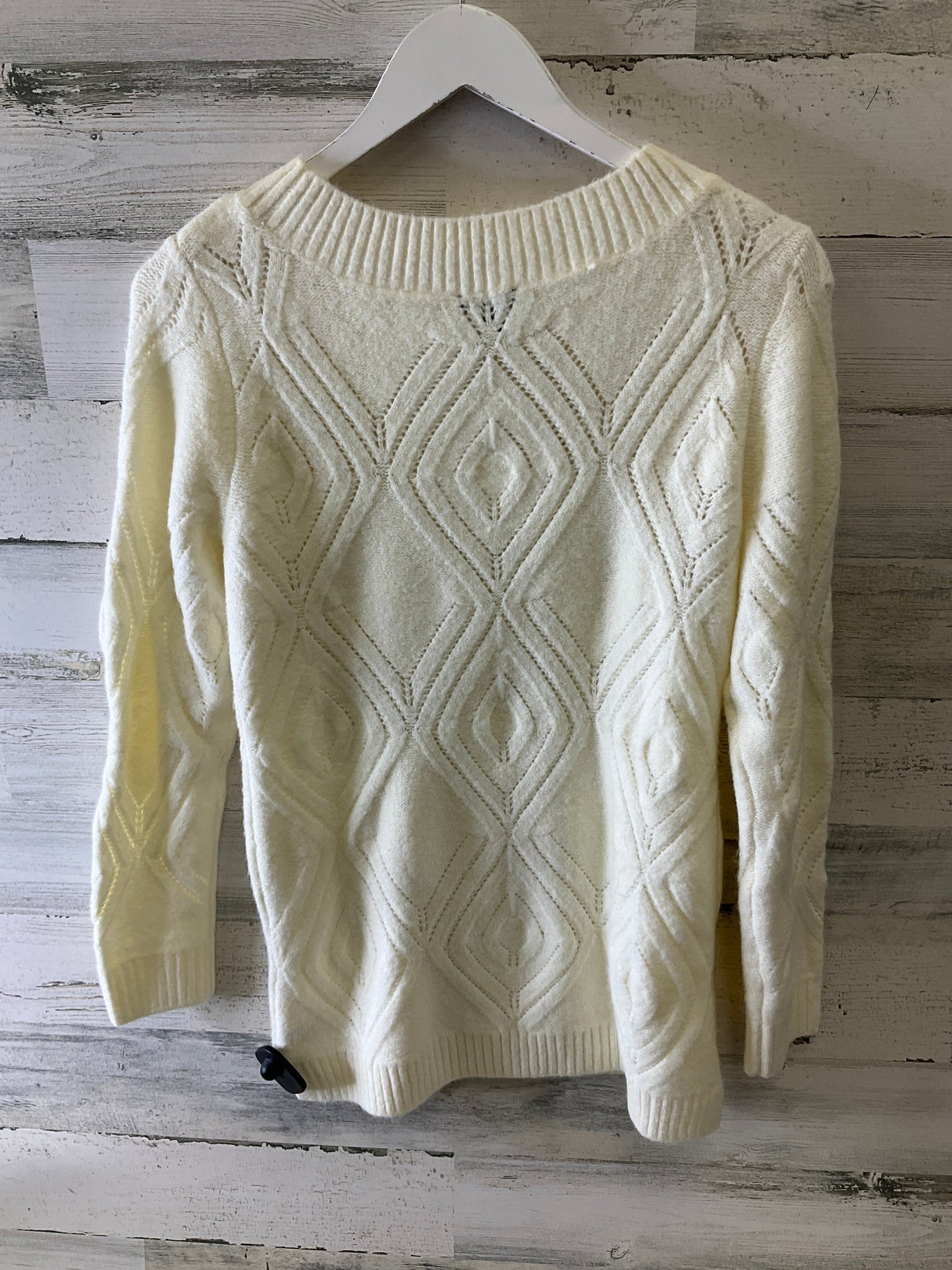 Sweater By Talbots In Cream, Size: Xs