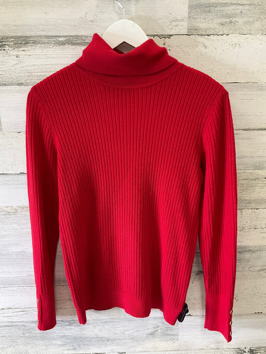 Sweater By Talbots In Red, Size: Xs