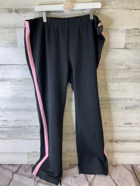 Athletic Pants By Dressbarn In Black, Size: 1x