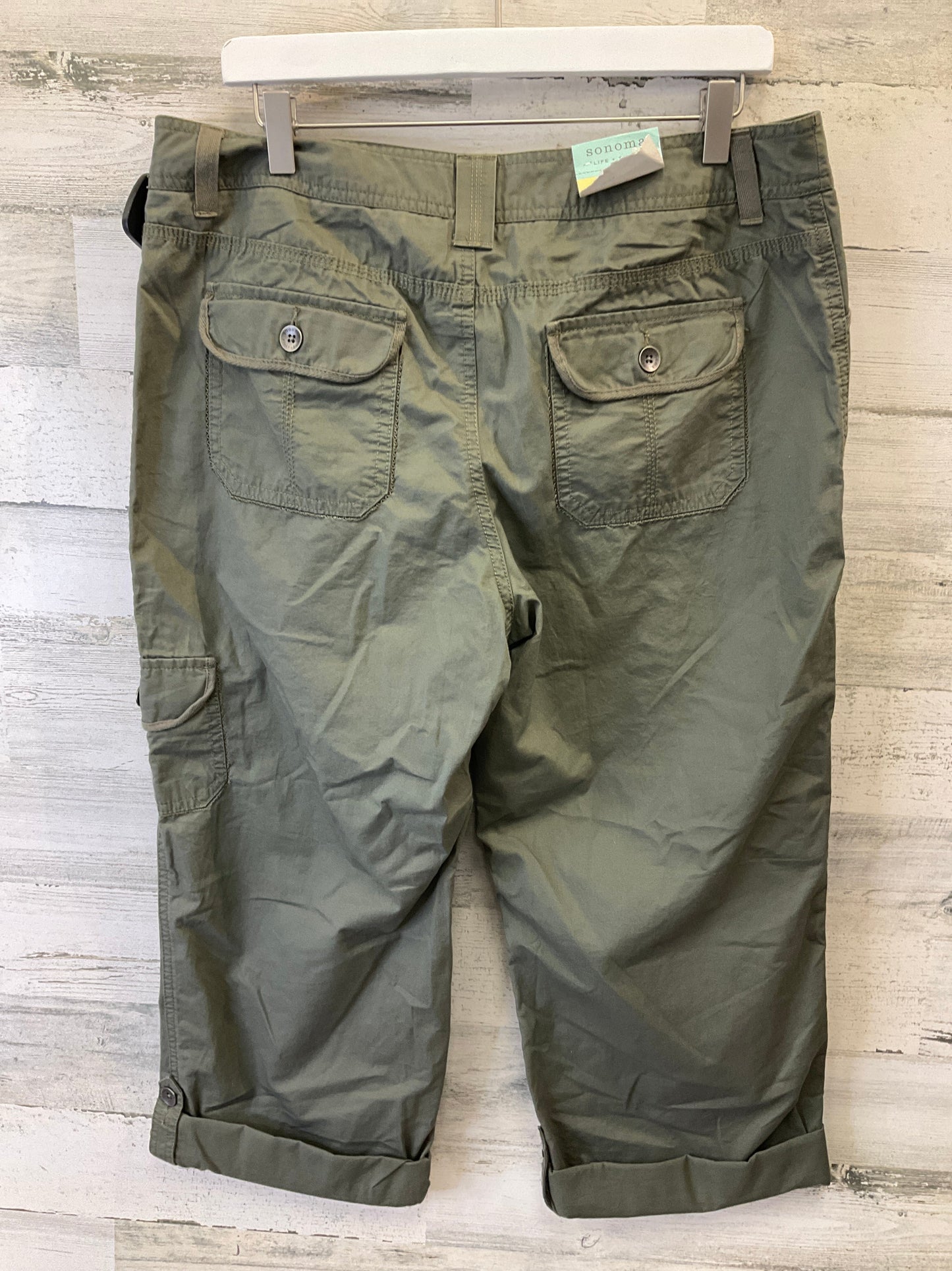 Green Capris Sonoma, Size 14