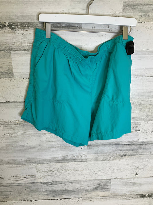 Teal Athletic Shorts Columbia, Size Xl