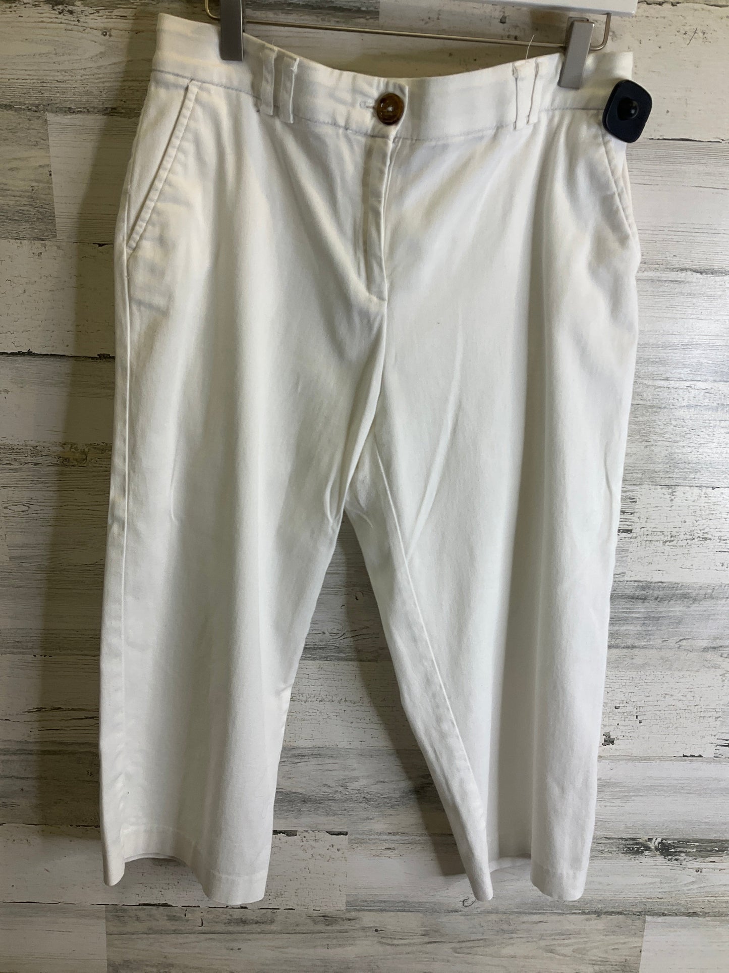 Capris By Counterparts In White, Size: 10