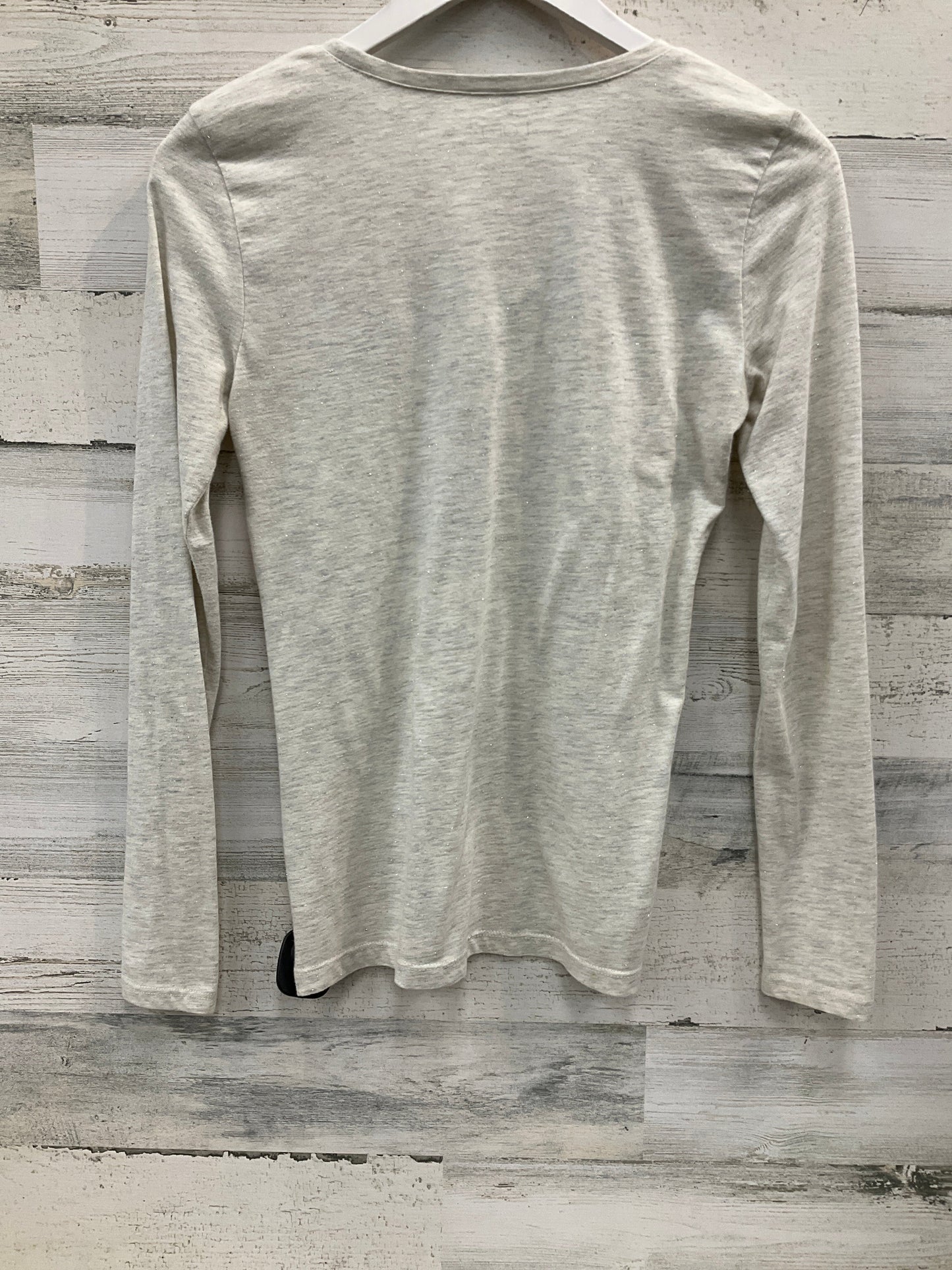 Top Long Sleeve By Loft In Grey, Size: Xs