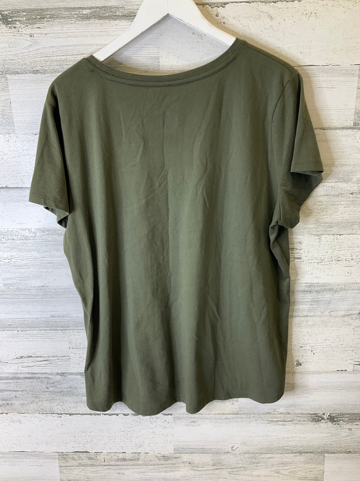 Top Short Sleeve By Sonoma In Green, Size: Xxl