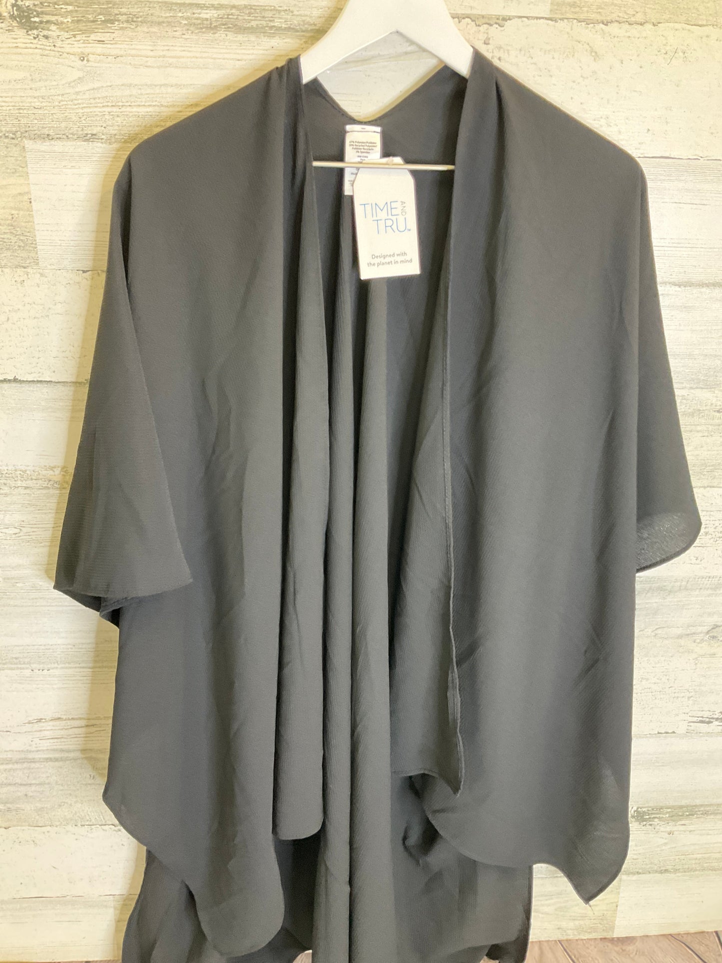 Swimwear Cover-up By Time And Tru In Black, Size: Onesize