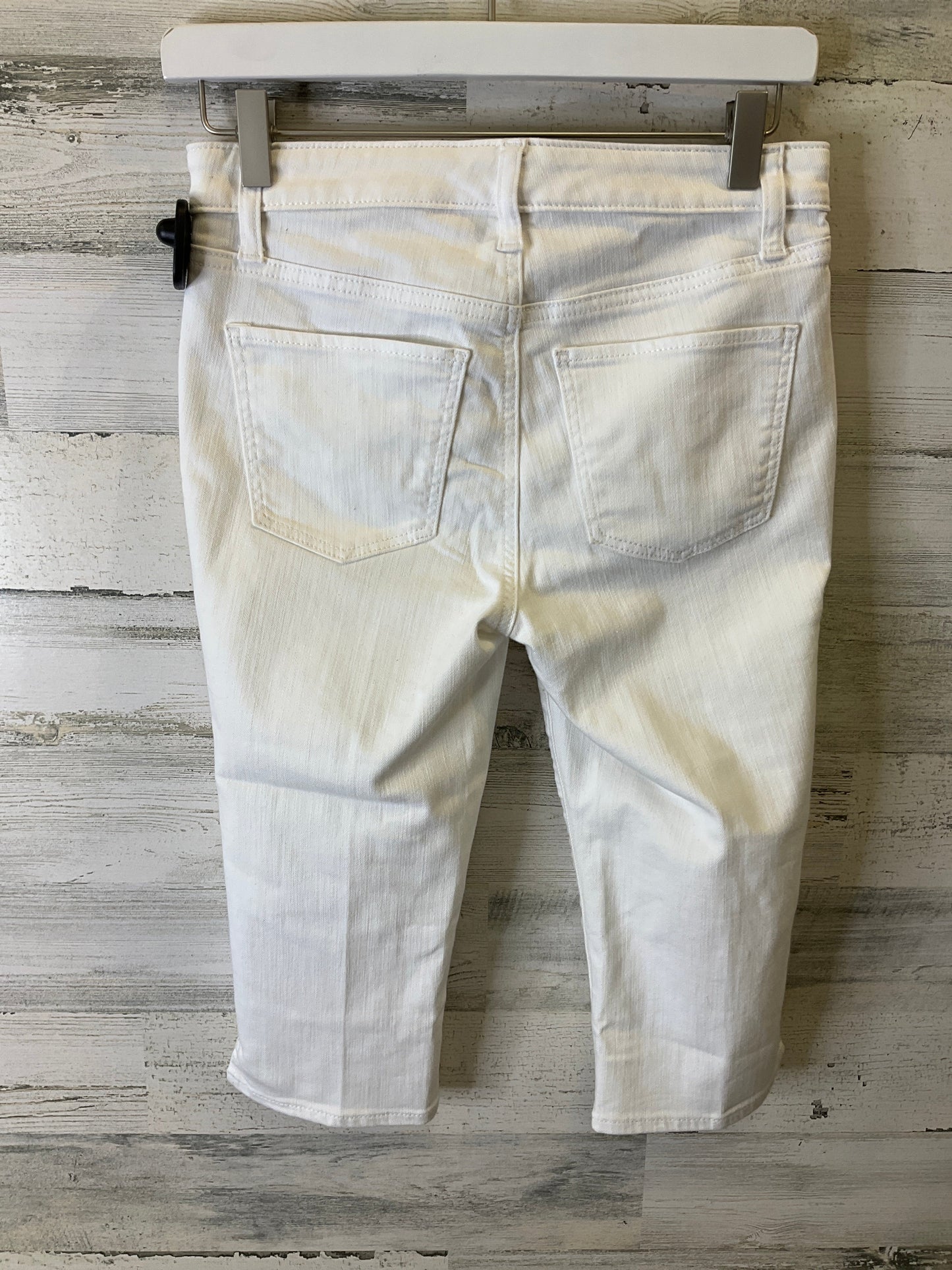 Capris By Talbots In White, Size: 0