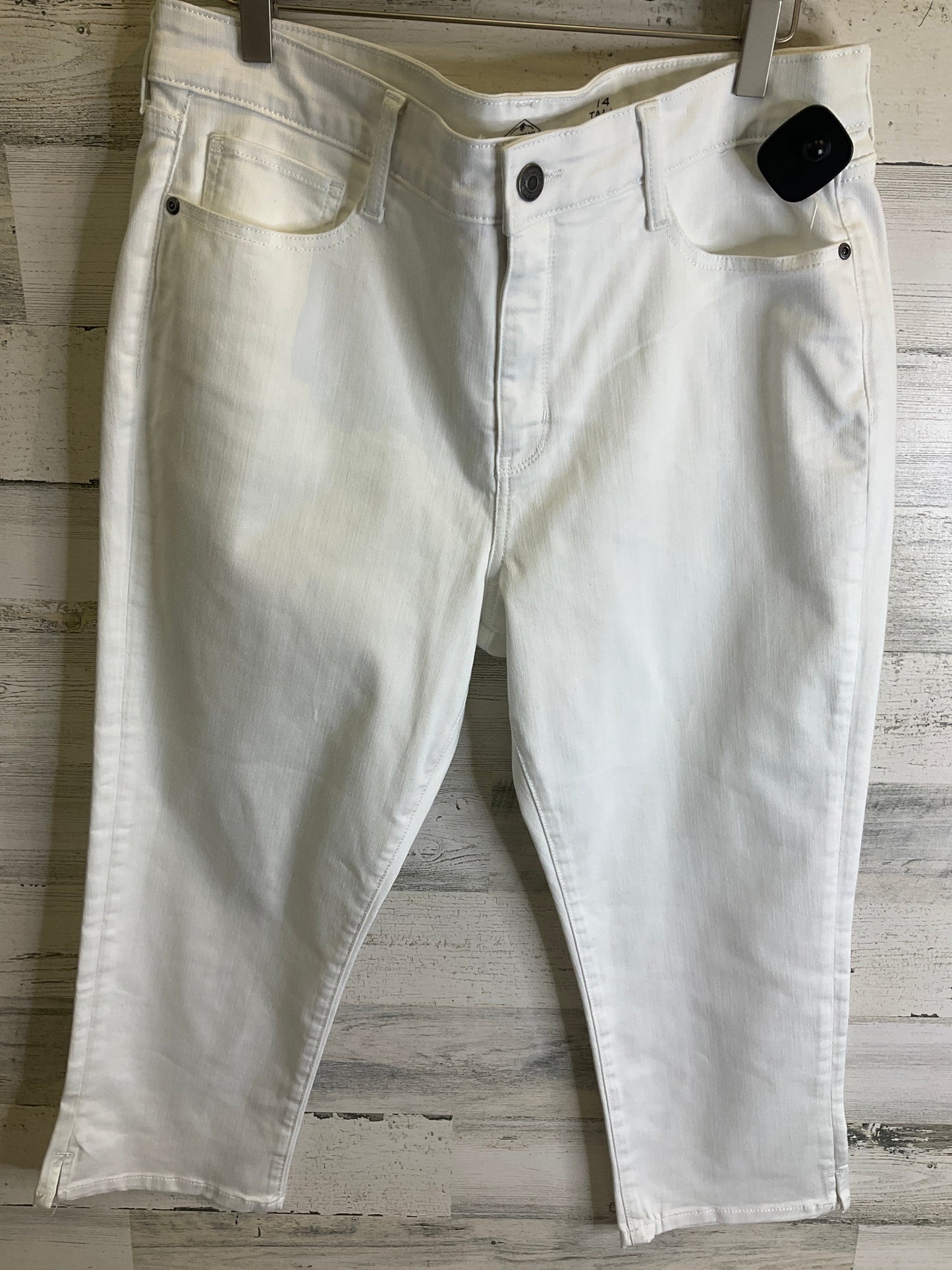 Capris By St John Collection In White, Size: 14tall