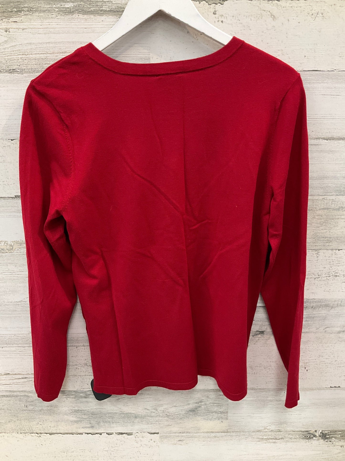 Cardigan By Chicos In Red, Size: M