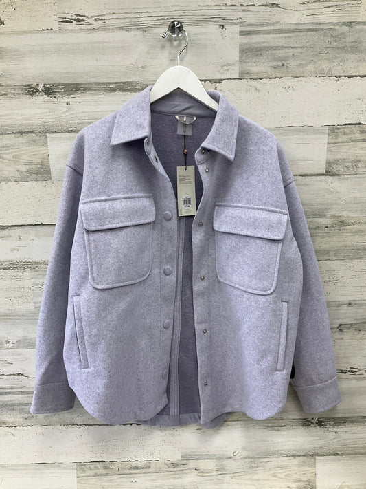 Jacket Shirt By Calia In Purple, Size: M