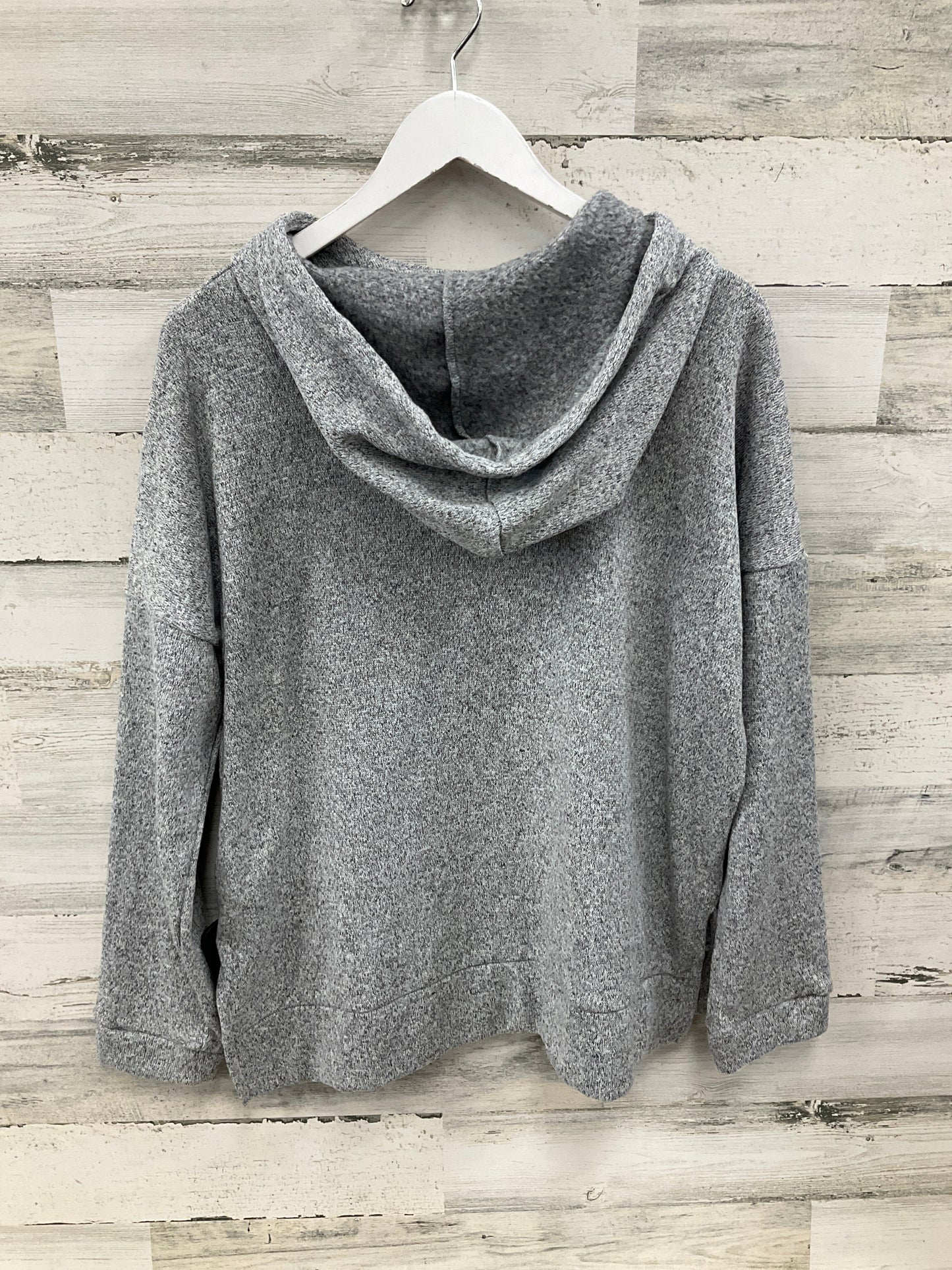 Sweatshirt Hoodie By Sonoma In Grey, Size: L