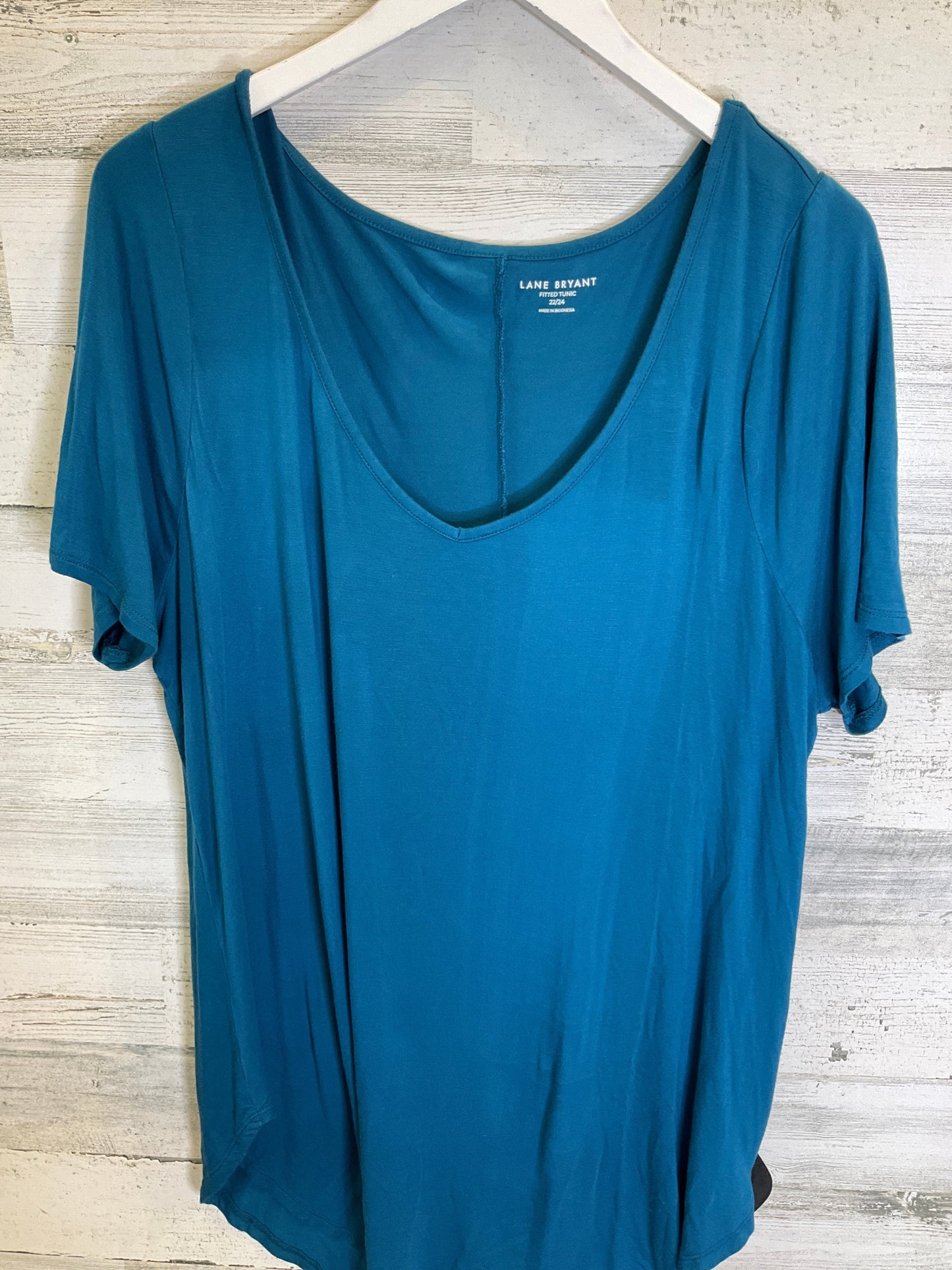 Teal Tunic Short Sleeve Lane Bryant, Size 3x